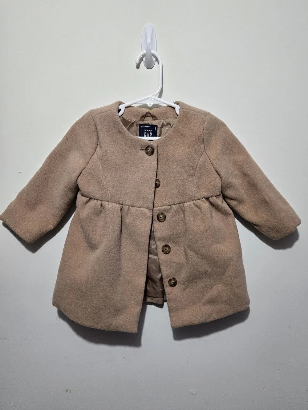GAP Toddler Peacoat in Camel Tan